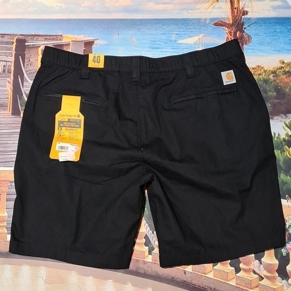 Carhartt Force Black Work Shorts Size 42 NWT - Picture 4 of 6